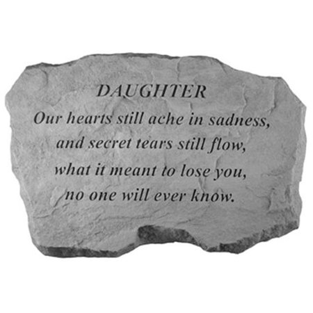 KAY BERRY INC Kay Berry- Inc. 99620 Daughter-Our Hearts Still Ache In Sadness - Memorial - 16 Inches x 10.5 Inches x 1.5 Inches 99620